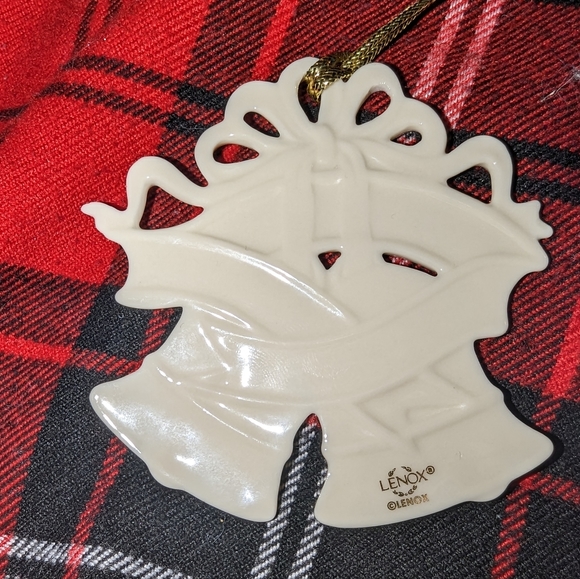 Lenox, double bell christmas ornament - Picture 2 of 2
